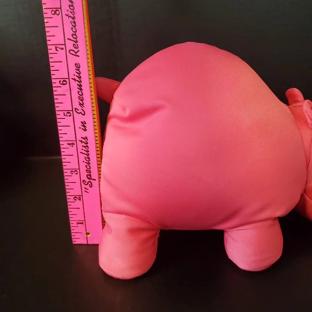 Wishpets Squeezhies‎ Pink Hippopotamus Microbead Stuffed Hippo 2013 RARE FIND
